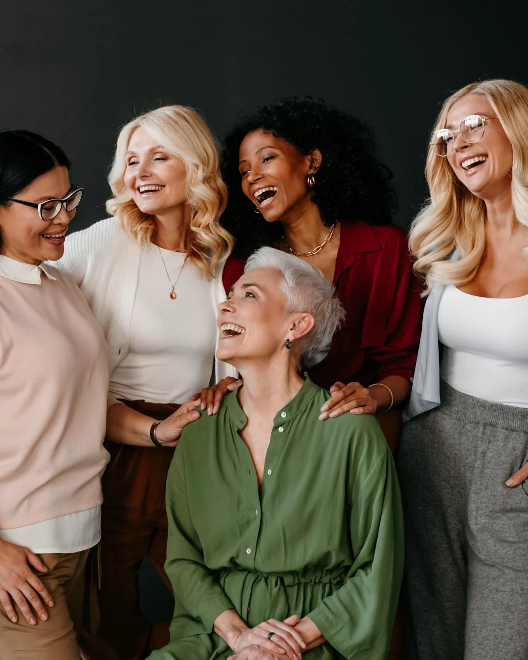Group of women laughing
